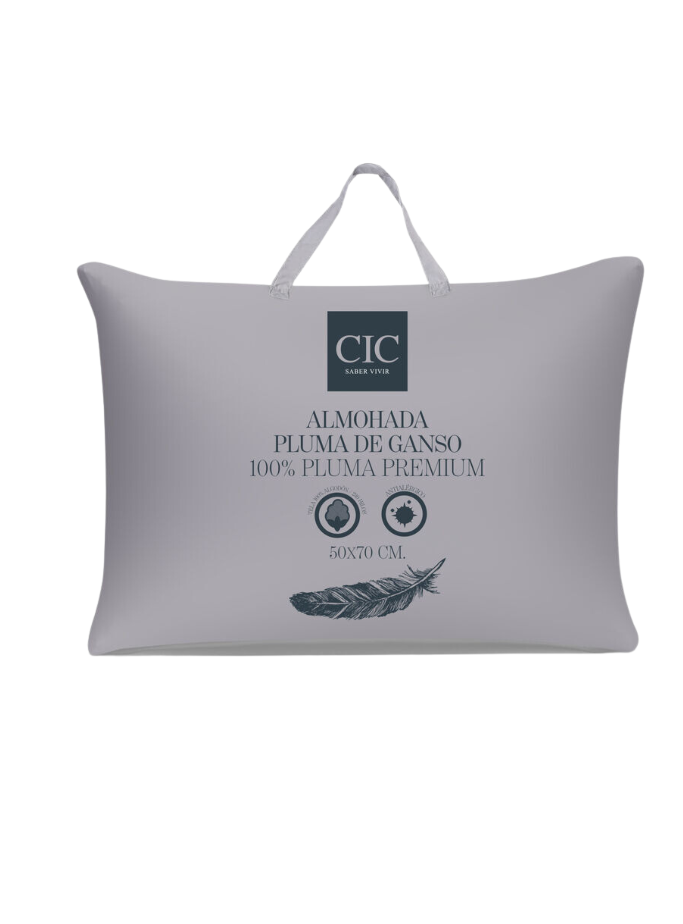 Almohada CIC Pluma Ganso 50X70cm -0