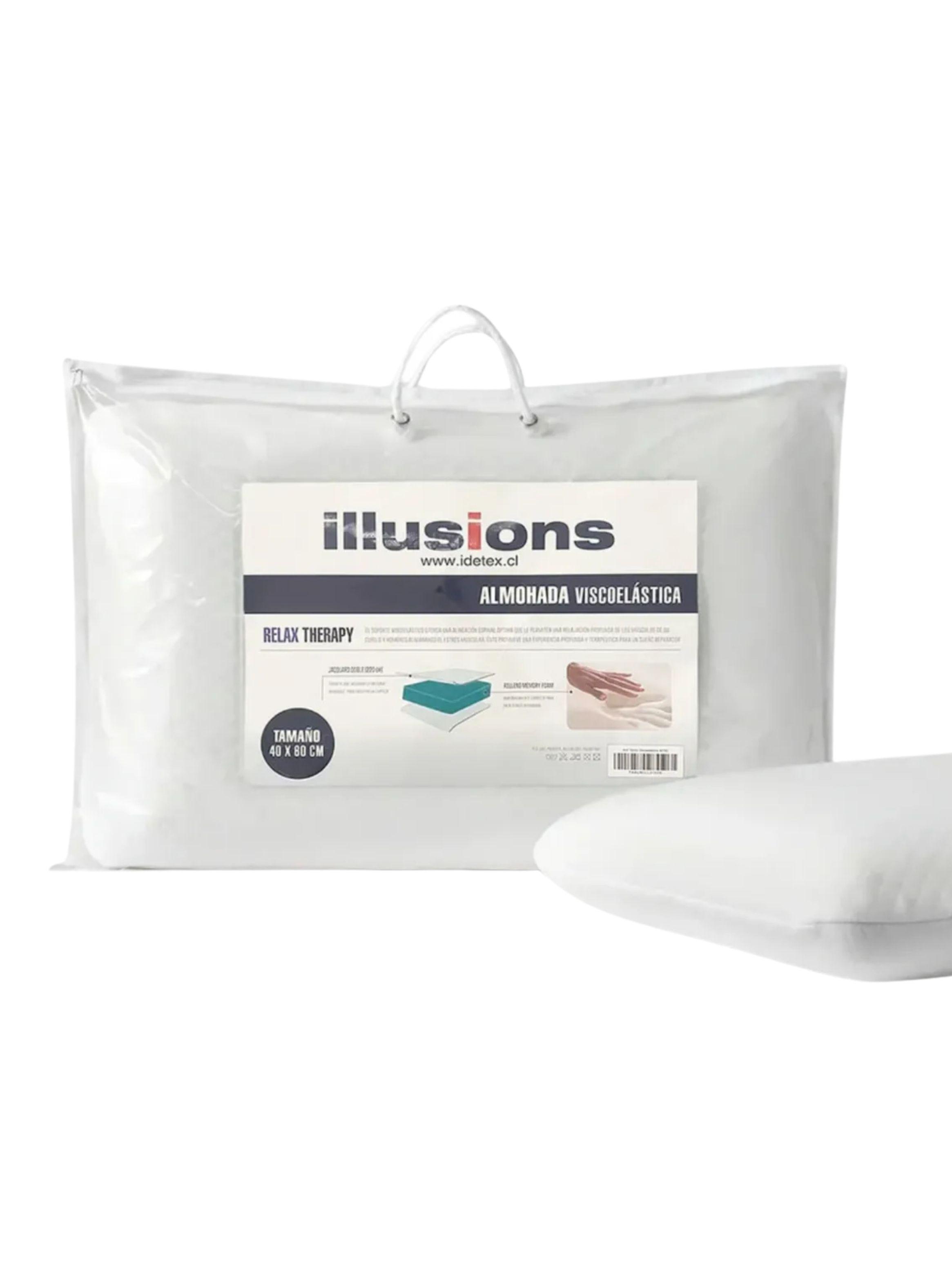 Almohada De Espuma Viscoelástica Illusions 40x60cm Memory-0