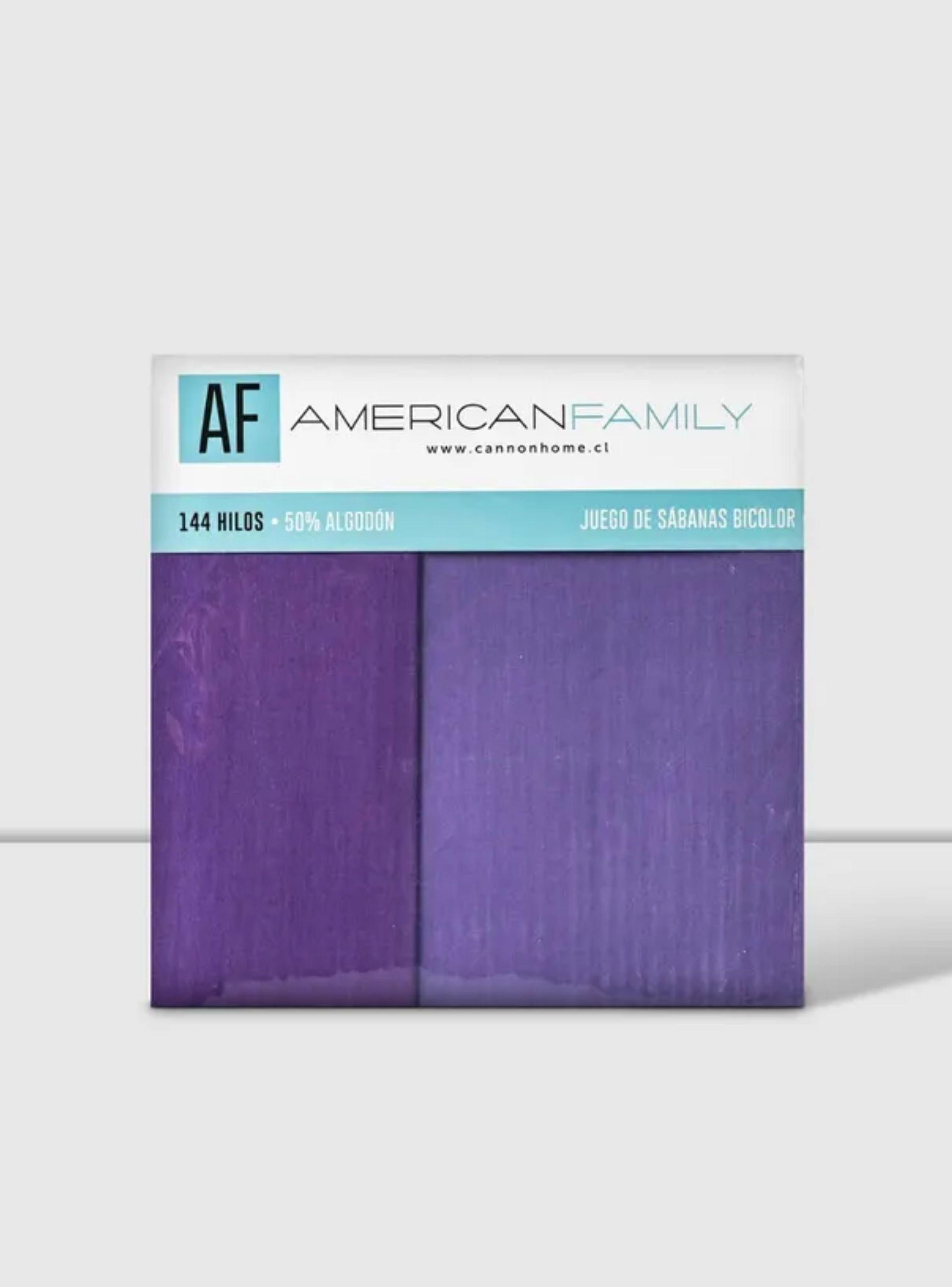 Sabanas 1.5 Plazas Cannon 144 Hilos(purpura)-2