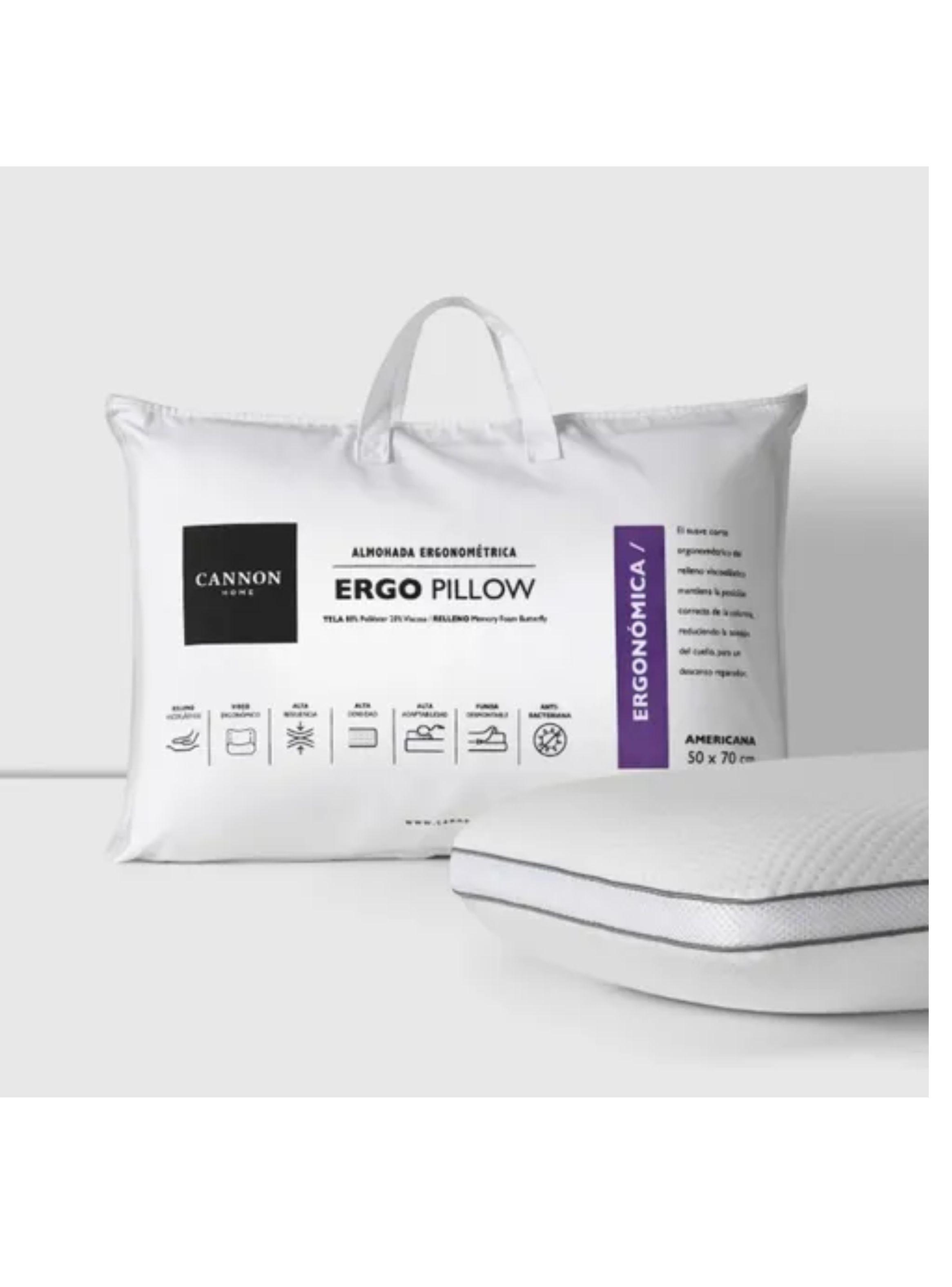 Almohada Viscoelástica Ergo 50x70 Cm Americana Blanco-0