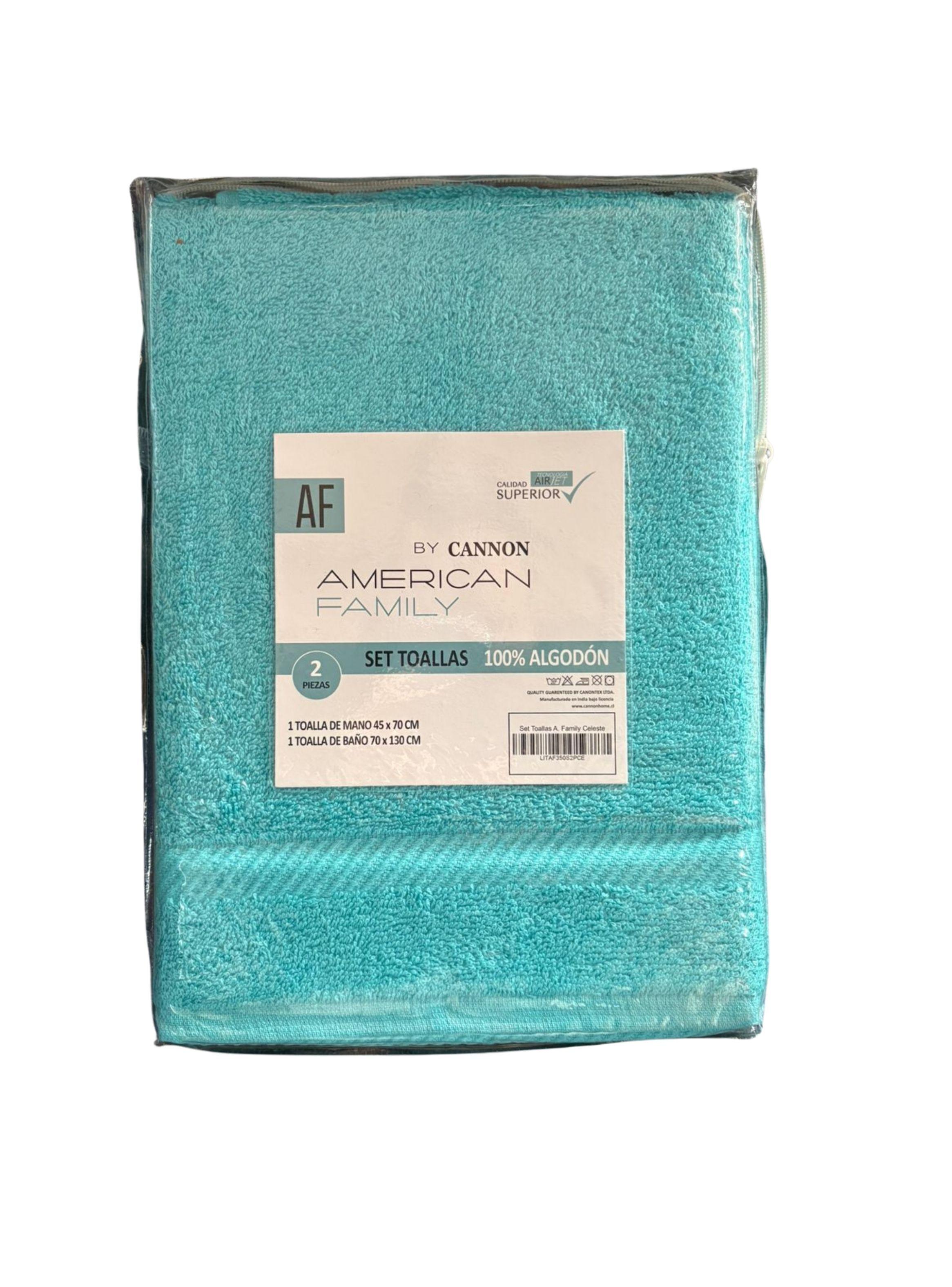 Set Toalla Baño + Mano Algodon, By, Cannon 350gr-0