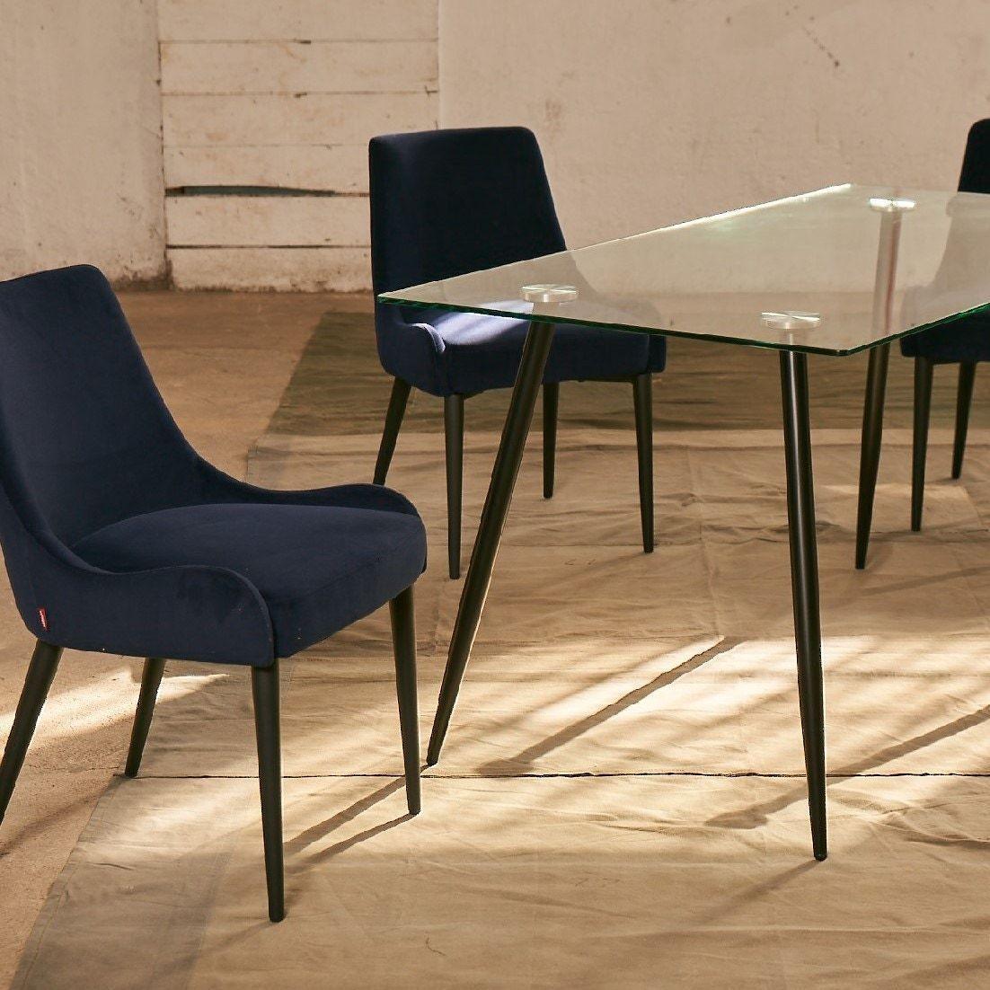 SILLA COMEDOR ELLIS VELVET AZUL-1