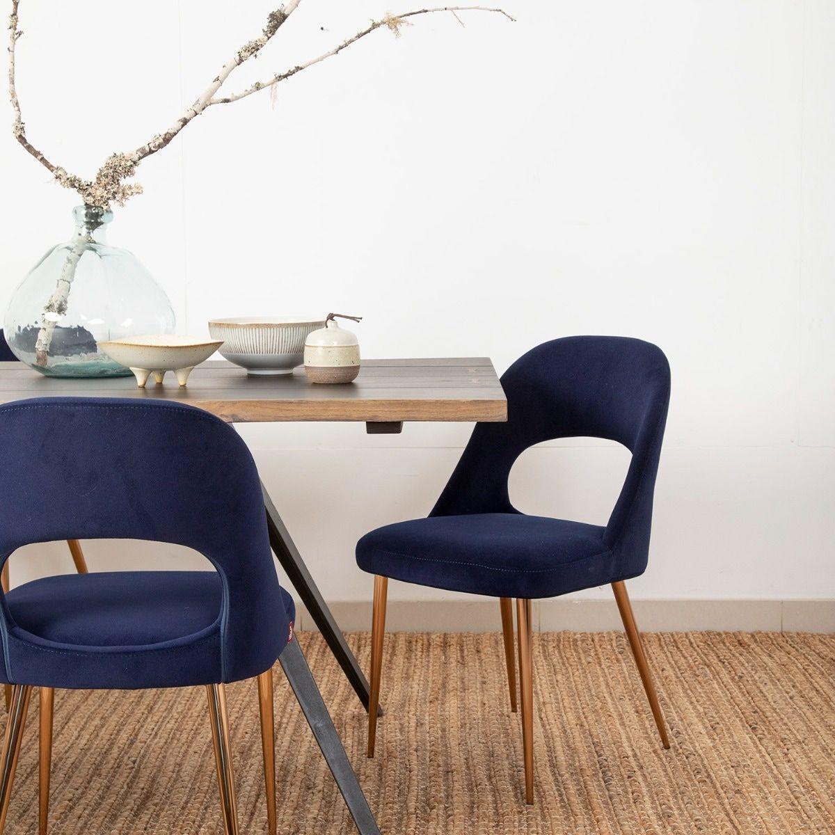 SILLA COMEDOR LEX VELVET AZUL-1