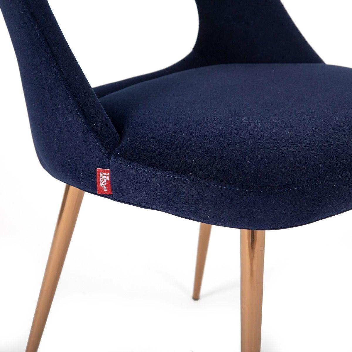 SILLA COMEDOR LEX VELVET AZUL-2