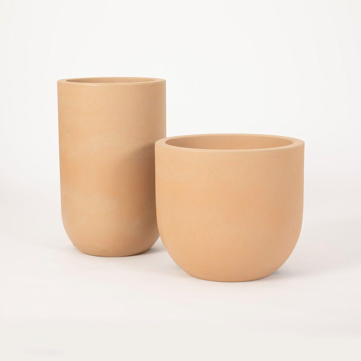 MACETERO DECO V ANTIQUE TERRACOTA INC BASE M-1