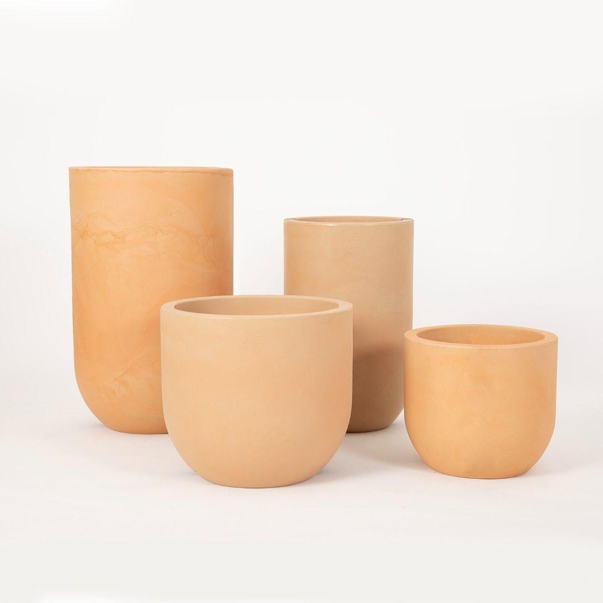 MACETERO DECO V ANTIQUE TERRACOTA INC BASE M-2