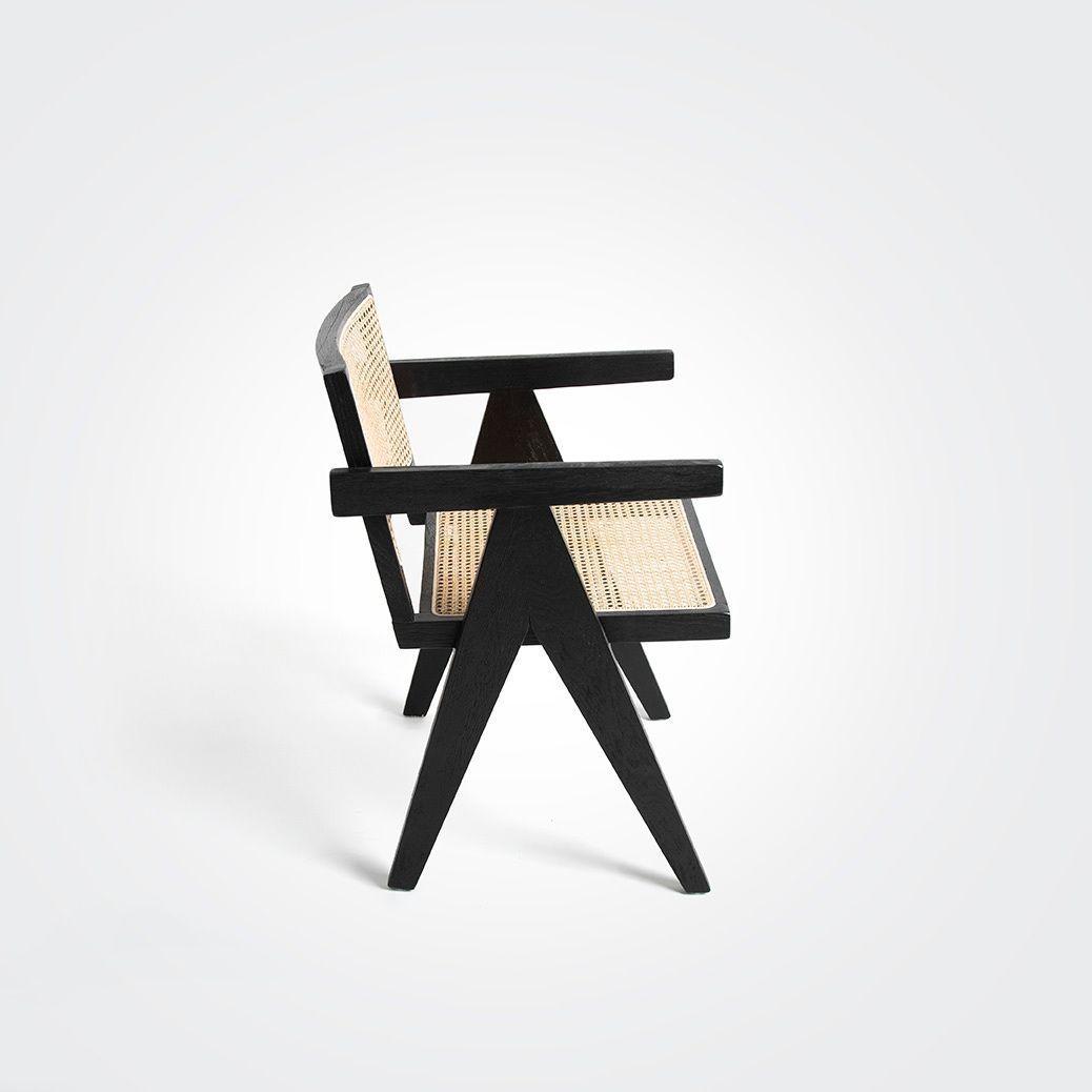 SILLON PIERRE NEGRO NATURAL RATTAN-3