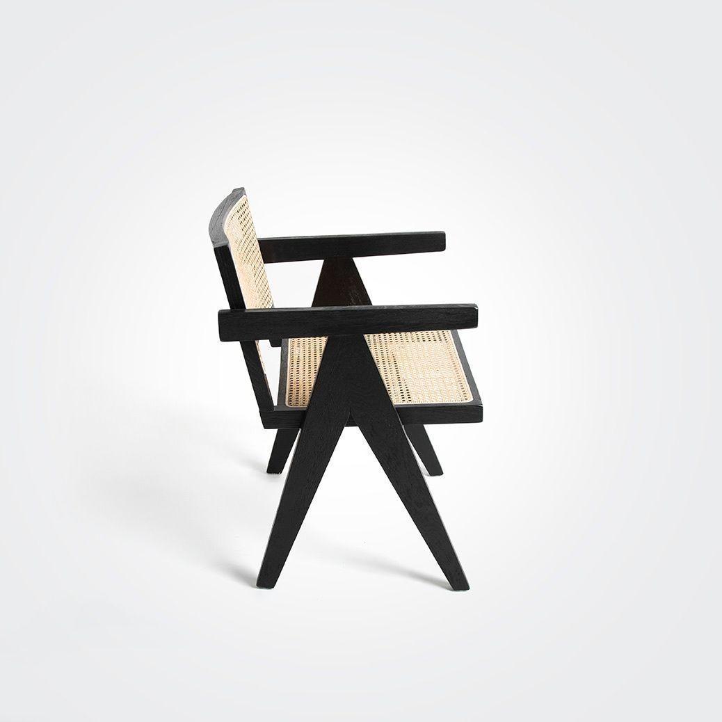 SILLON PIERRE NEGRO NATURAL RATTAN-4