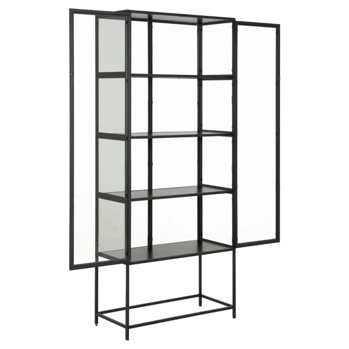 LIBRERO DE PISO NOIR NEGRO-4