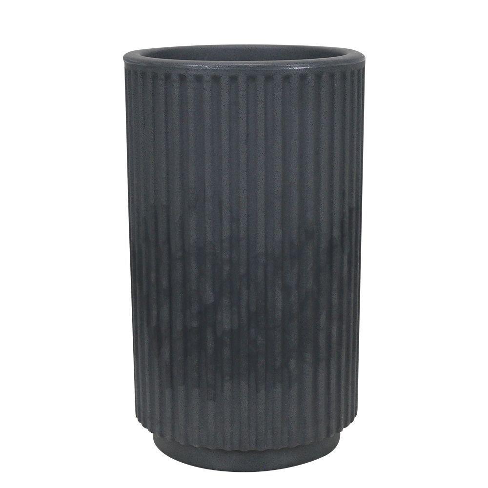 MACETERO SP27 CILINDRO ANTIQUE NEGRO L-0