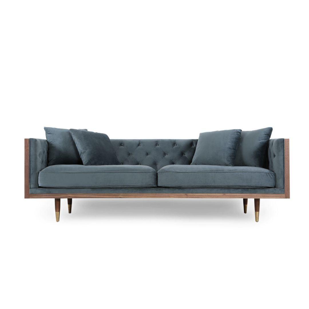 SOFA 3C WOODBOX VELVET NEPTUNE-3