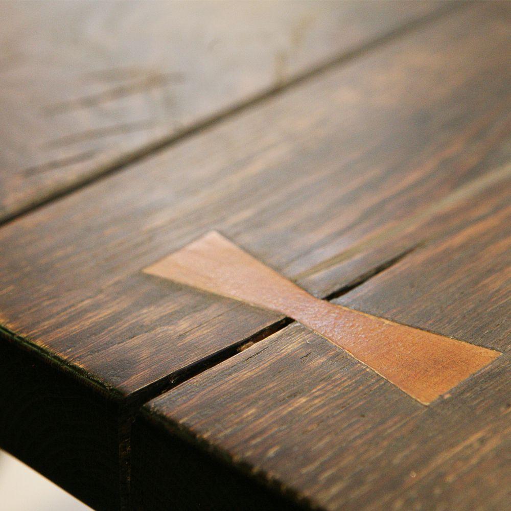 MESA DE COMEDOR BEGA L FUMED OAK 240-2