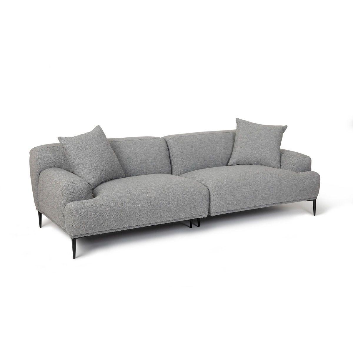SOFA 3C WOLLEN GRIS OSCURO-1