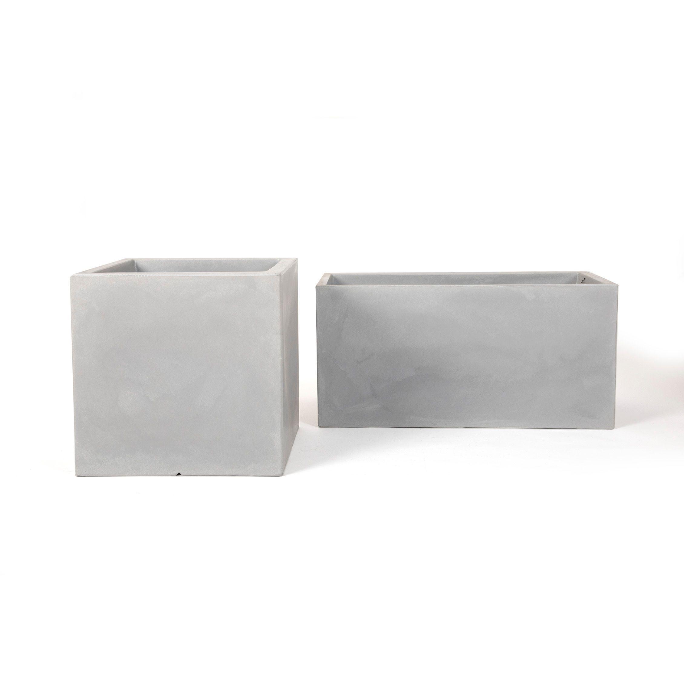 MACETERO CUBO V ANTIQUE GRIS II-1