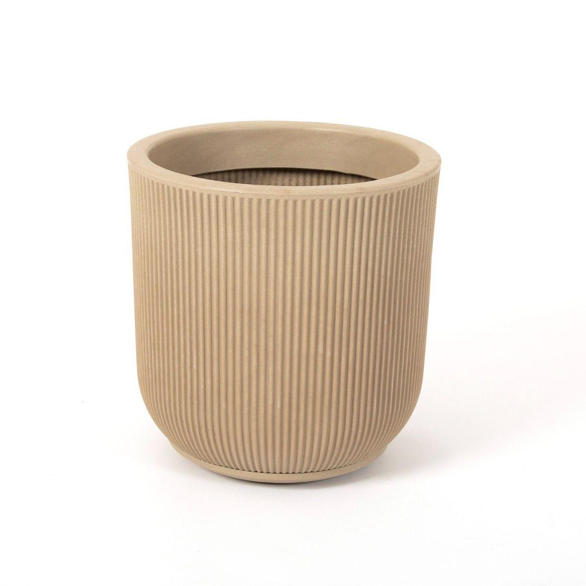 MACETERO SP27 ANTIQUE BEIGE INC PLATO L-0