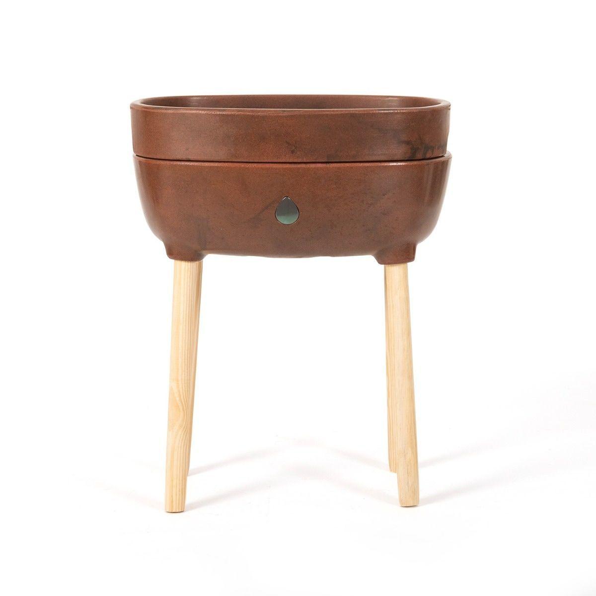 MACETERO HORTA ANTIQUE ROJIZO-0