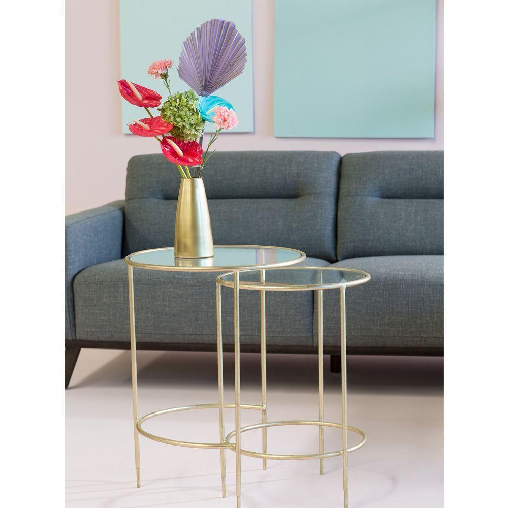 MESA LATERAL BRASS DUO-0