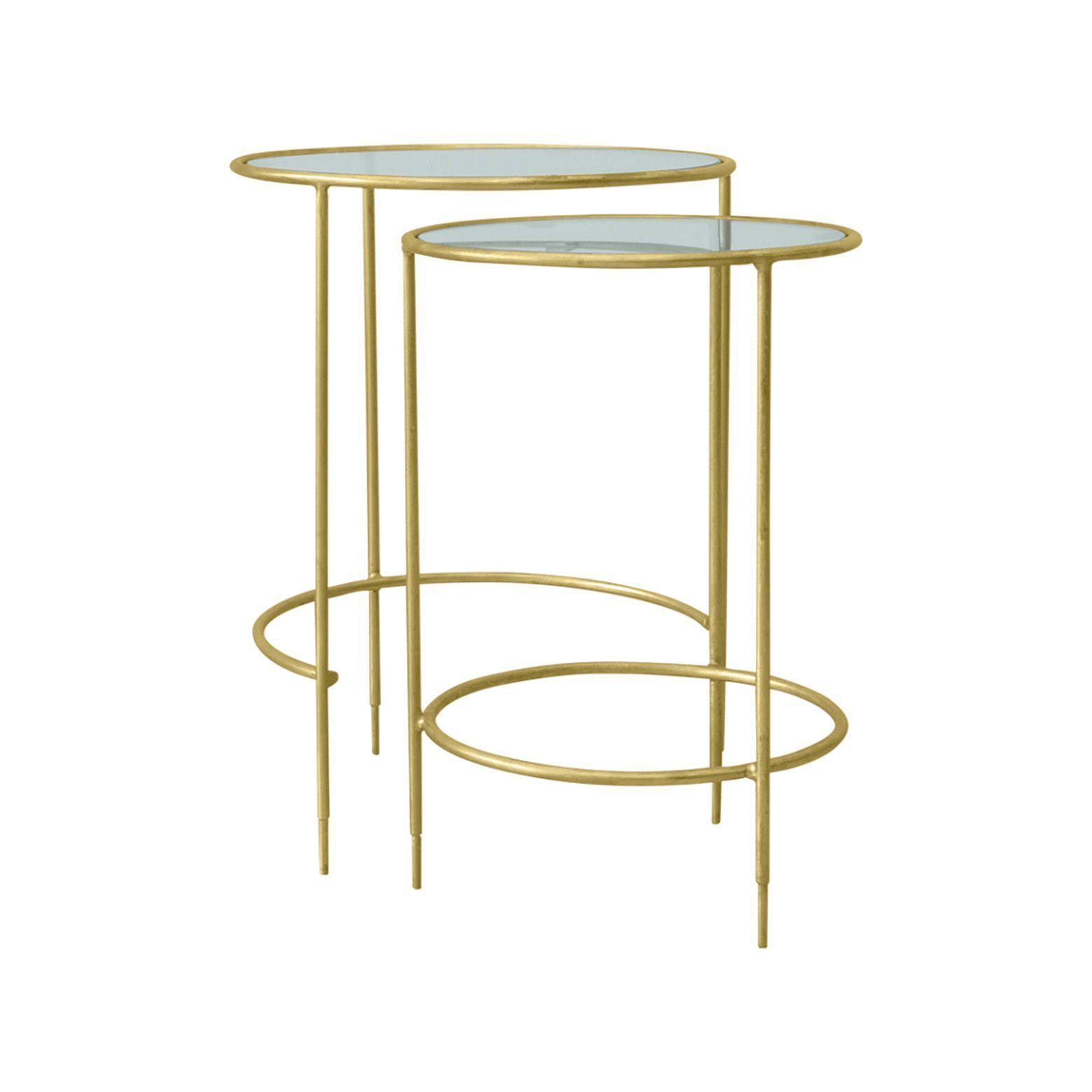 MESA LATERAL BRASS DUO-1
