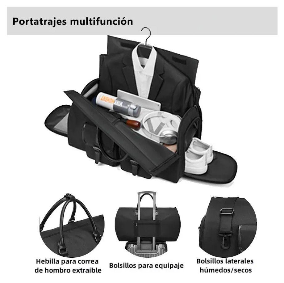 Bolso Traje y Equipaje Ultra 3 En 1 y Compartimento Zapatos-5