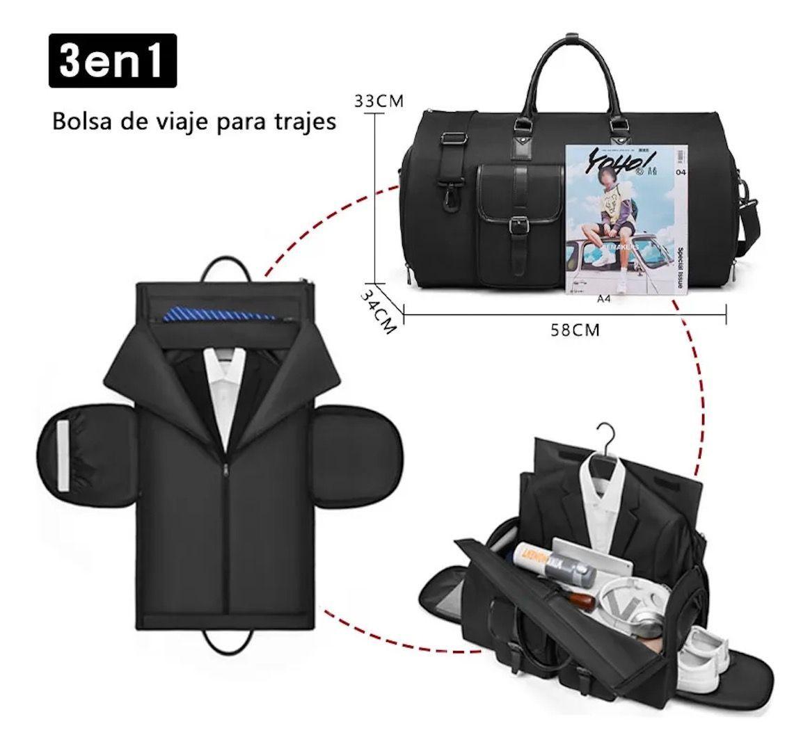 Bolso Traje y Equipaje Ultra 3 En 1 y Compartimento Zapatos-6