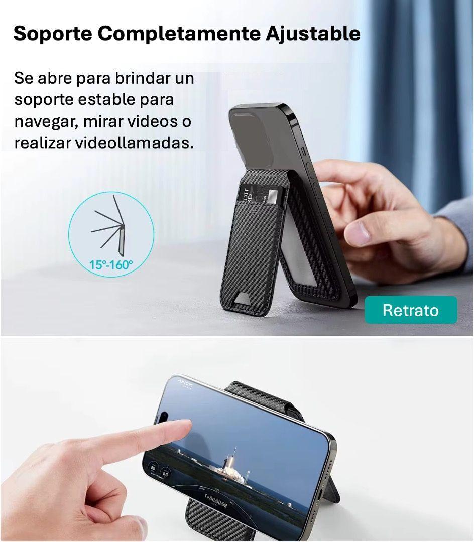 Tarjetero Soporte Pleglabe Para Celular-4
