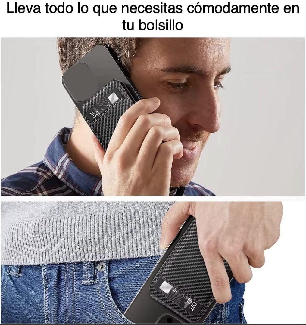 Tarjetero Soporte Pleglabe Para Celular-5