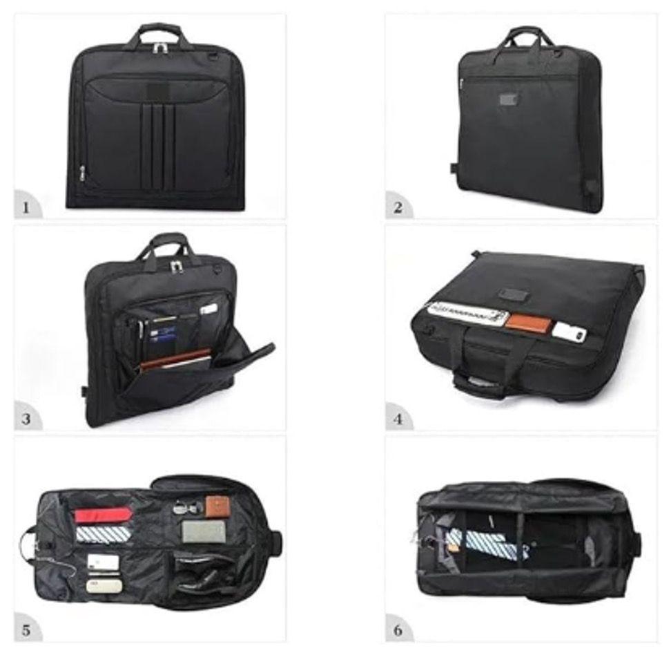 Bolso Portatraje Negro Tradicional Impermeable-7