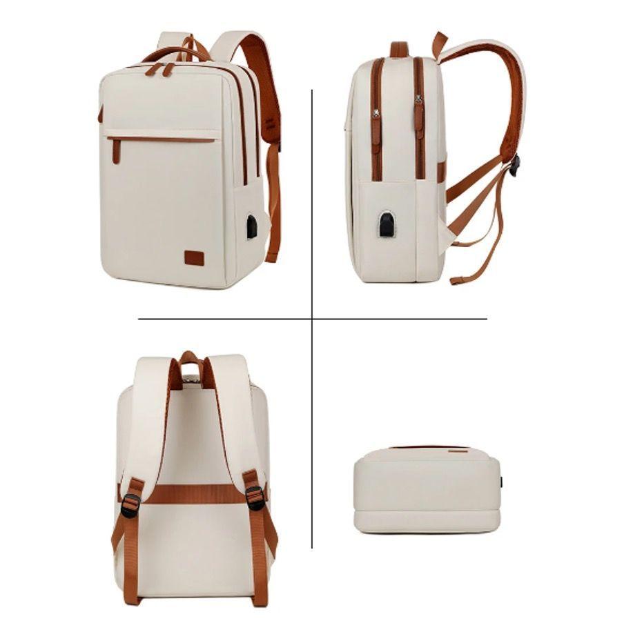 Mochila Laptop Mujer USB Viajes-4