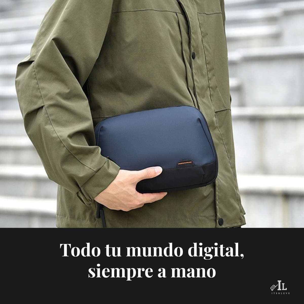Estuche Organizador Bolso Porta Cables Para Viajes Capacidad-2