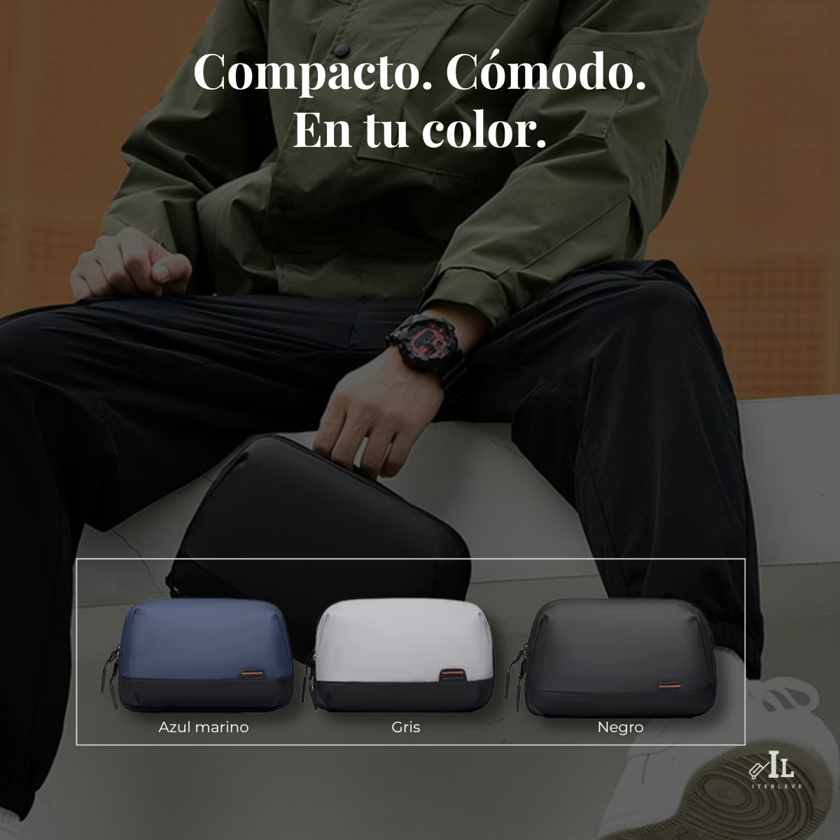 Estuche Organizador Bolso Porta Cables Para Viajes Capacidad-7