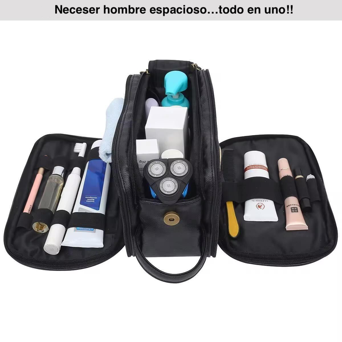 Neceser Bolso Organizador De Viaje Impermeable Doble Cierre-2