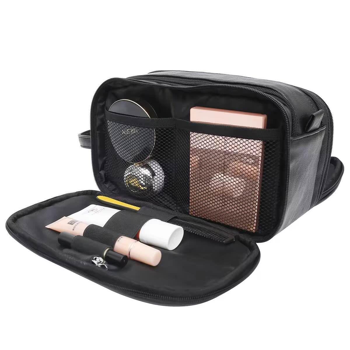 Neceser Bolso Organizador De Viaje Impermeable Doble Cierre-3