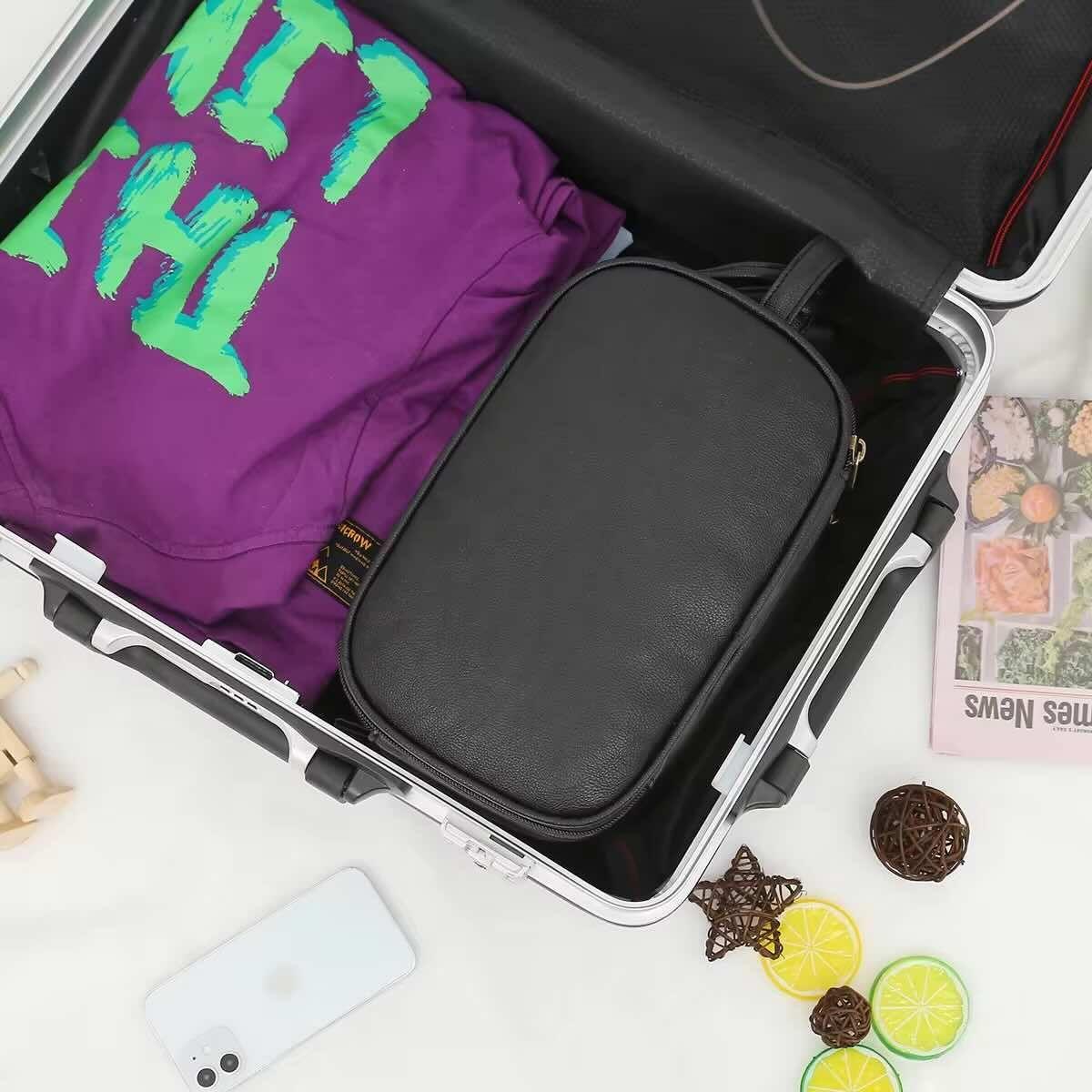 Neceser Bolso Organizador De Viaje Impermeable Doble Cierre-4