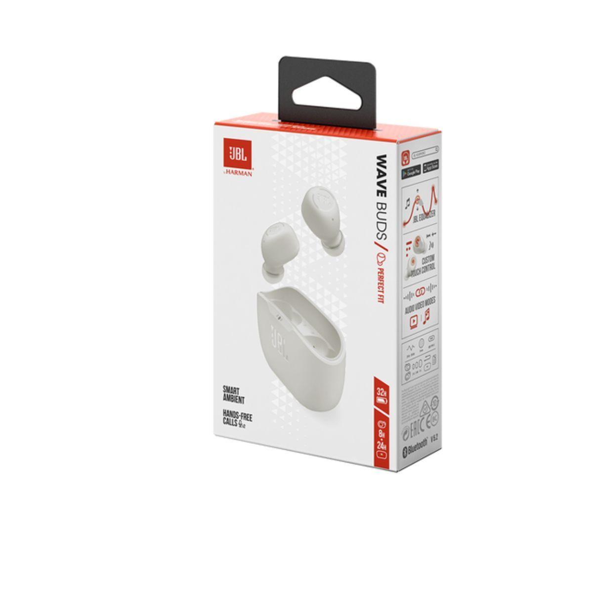 Audifonos Wave Buds JBL Blanco-0