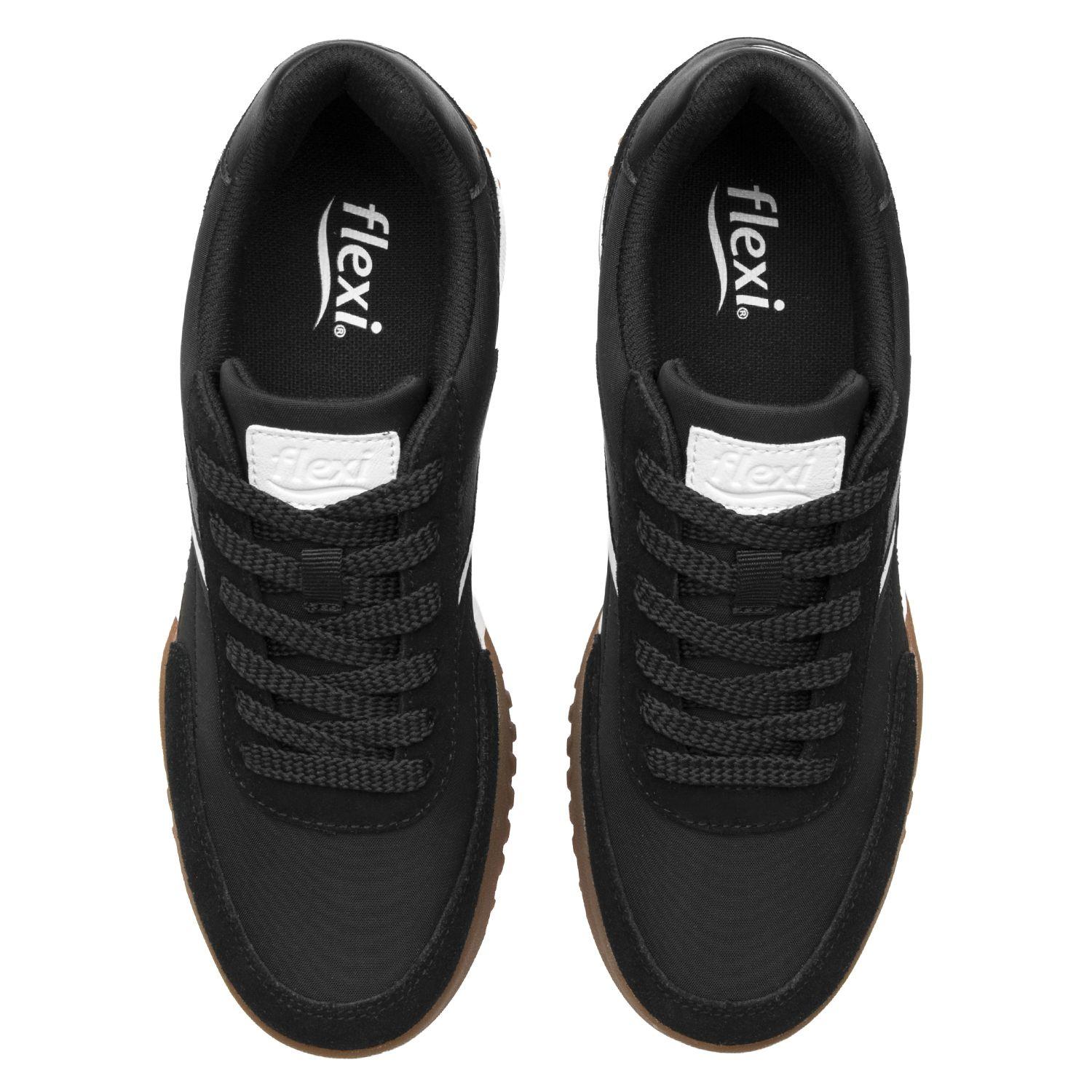 Zapatilla Mujer Naoki 138501 Negra Flexi-5