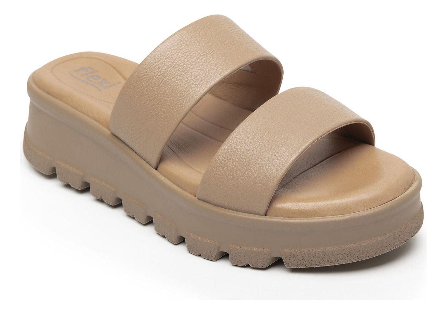 Sandalia Mujer Lexa 128506 Beige Flexi-3