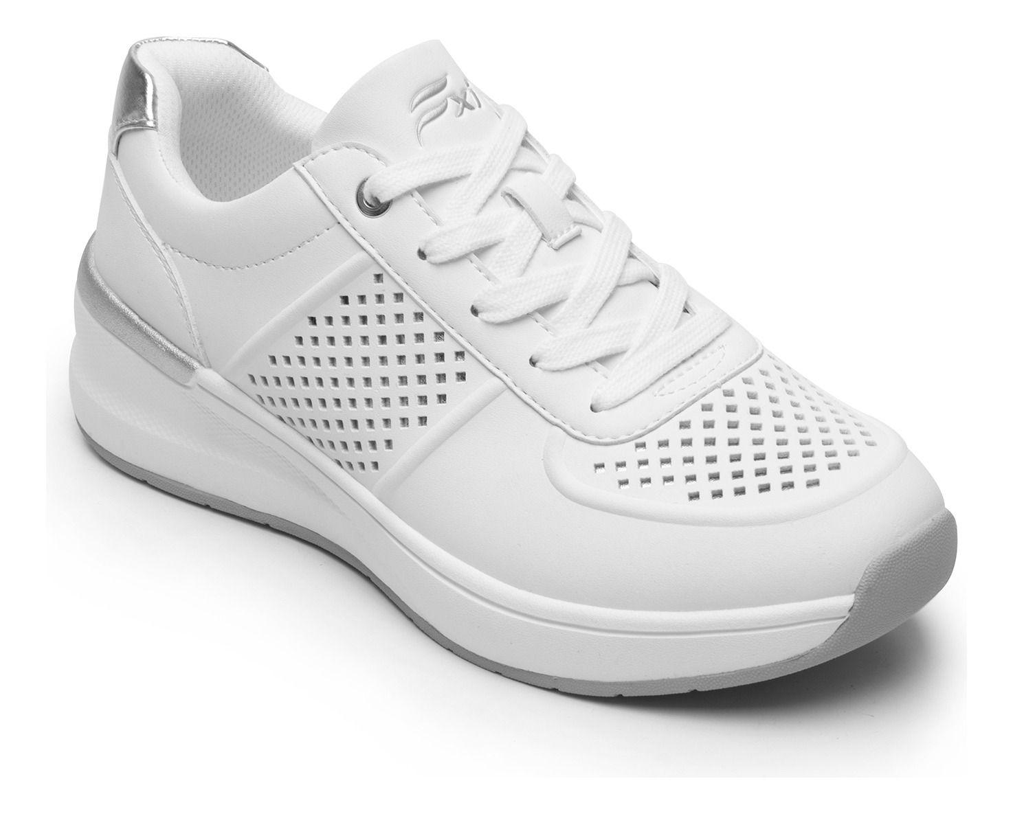 Zapatilla Mujer Brisea 132201 Blanca Flexi-2