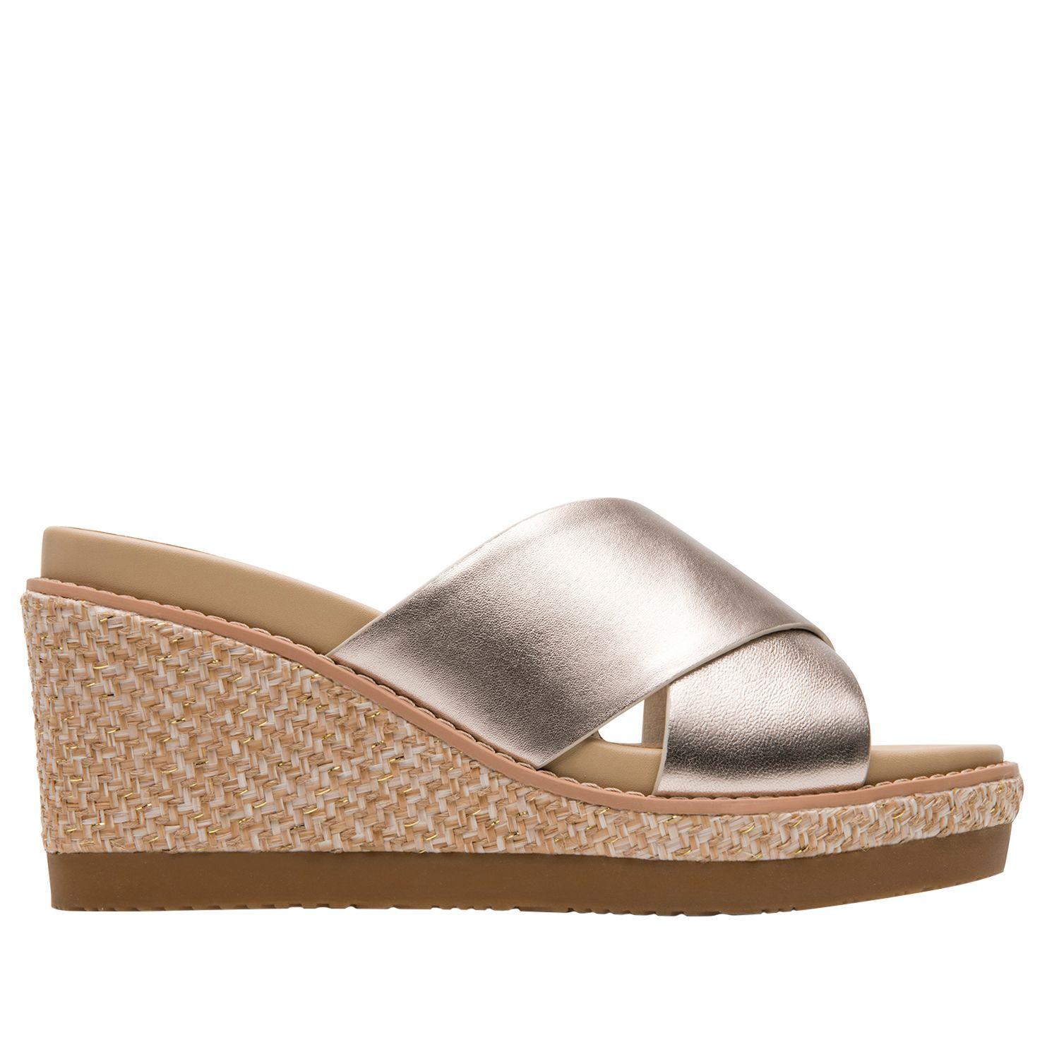 Sandalia Mujer Ester 135602 Dorada Flexi-0