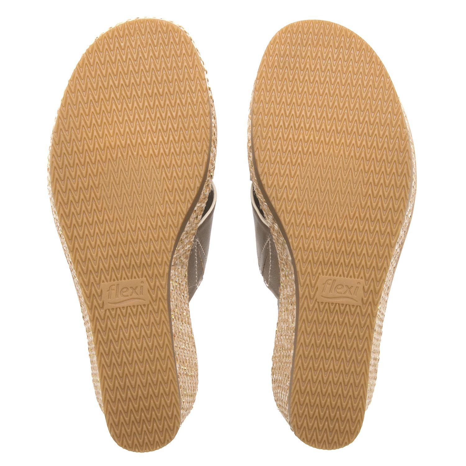 Sandalia Mujer Ester 135602 Dorada Flexi-6