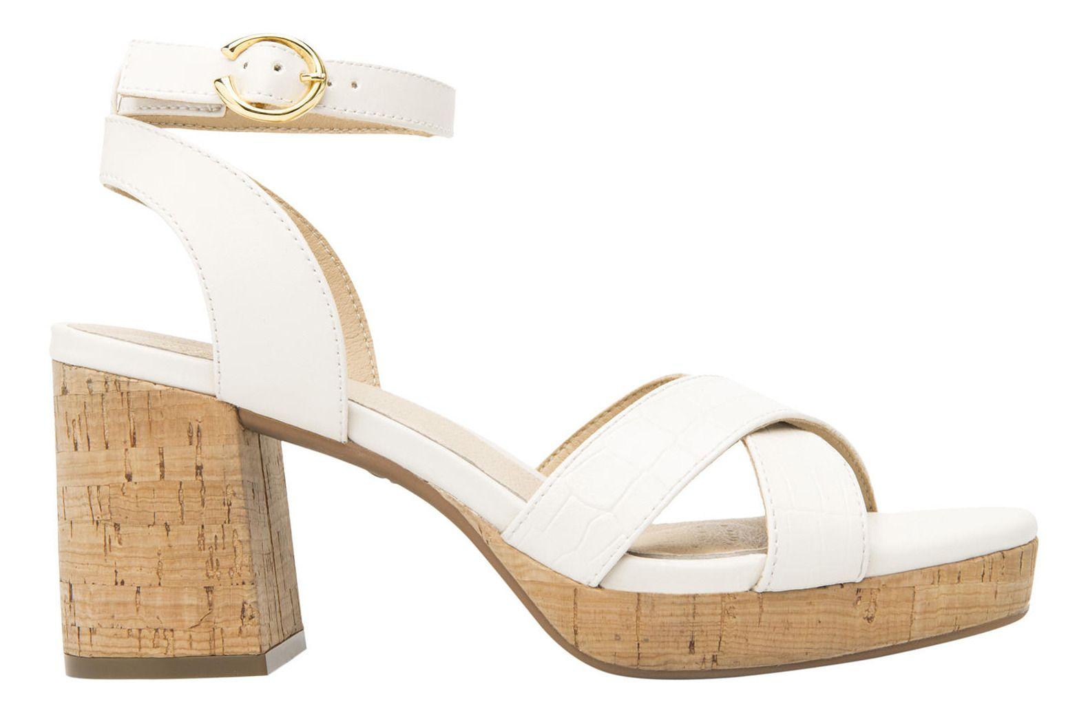 Sandalia Mujer  Kadeisha Blanco Flexi-4