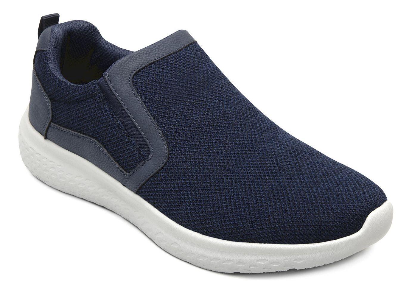 Zapatilla Hombre Barak 415502 Azul Marino Flexi-2