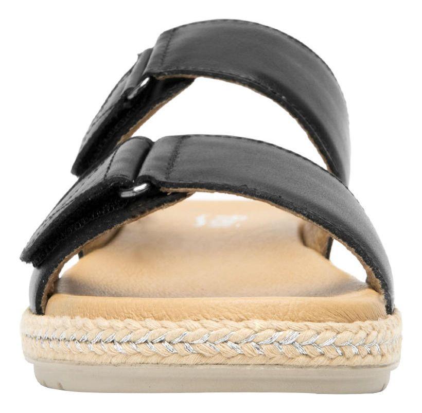 Sandalia Mujer Cuero Peonia Negro Flexi-6