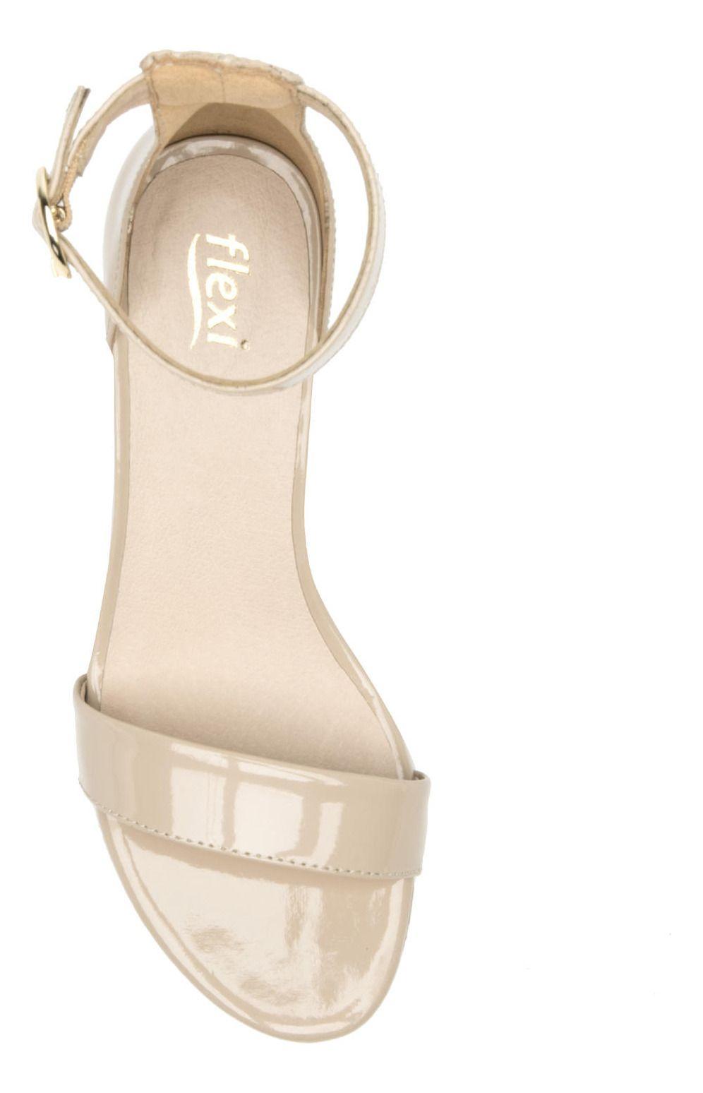Sandalia Mujer Celine Beige Flexi-4