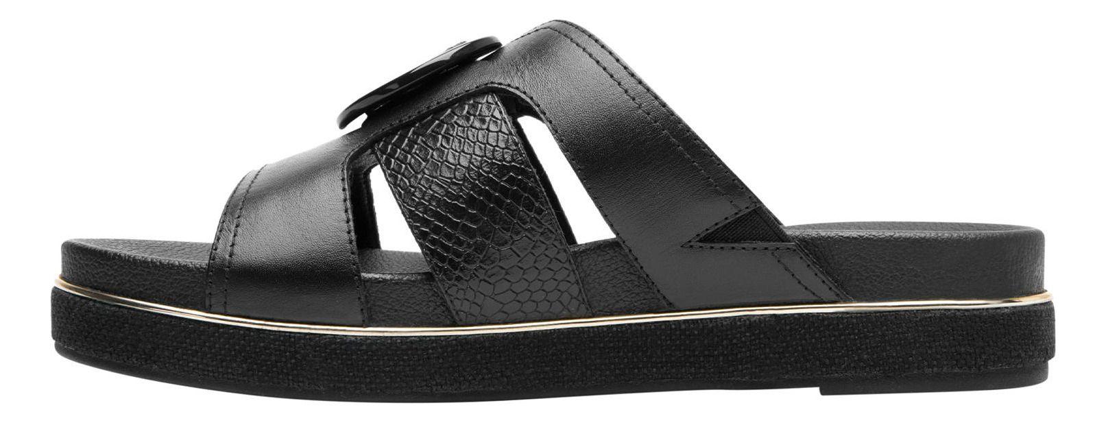 Sandalia Mujer Cuero Deyna Negro Flexi-2