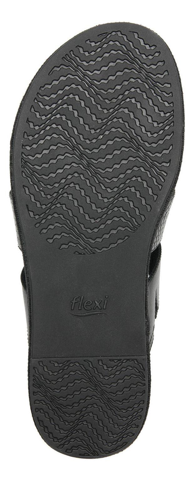 Sandalia Mujer Cuero Deyna Negro Flexi-5