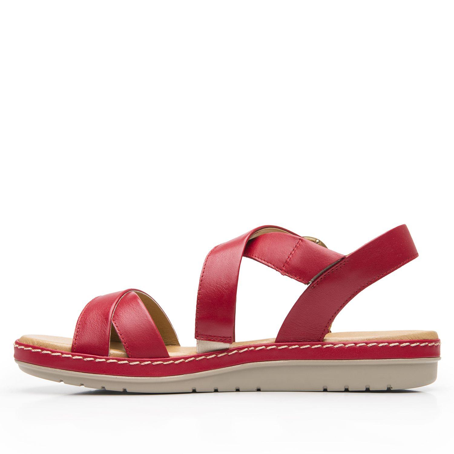 Sandalia Mujer Peonia 100227 Roja Flexi-2