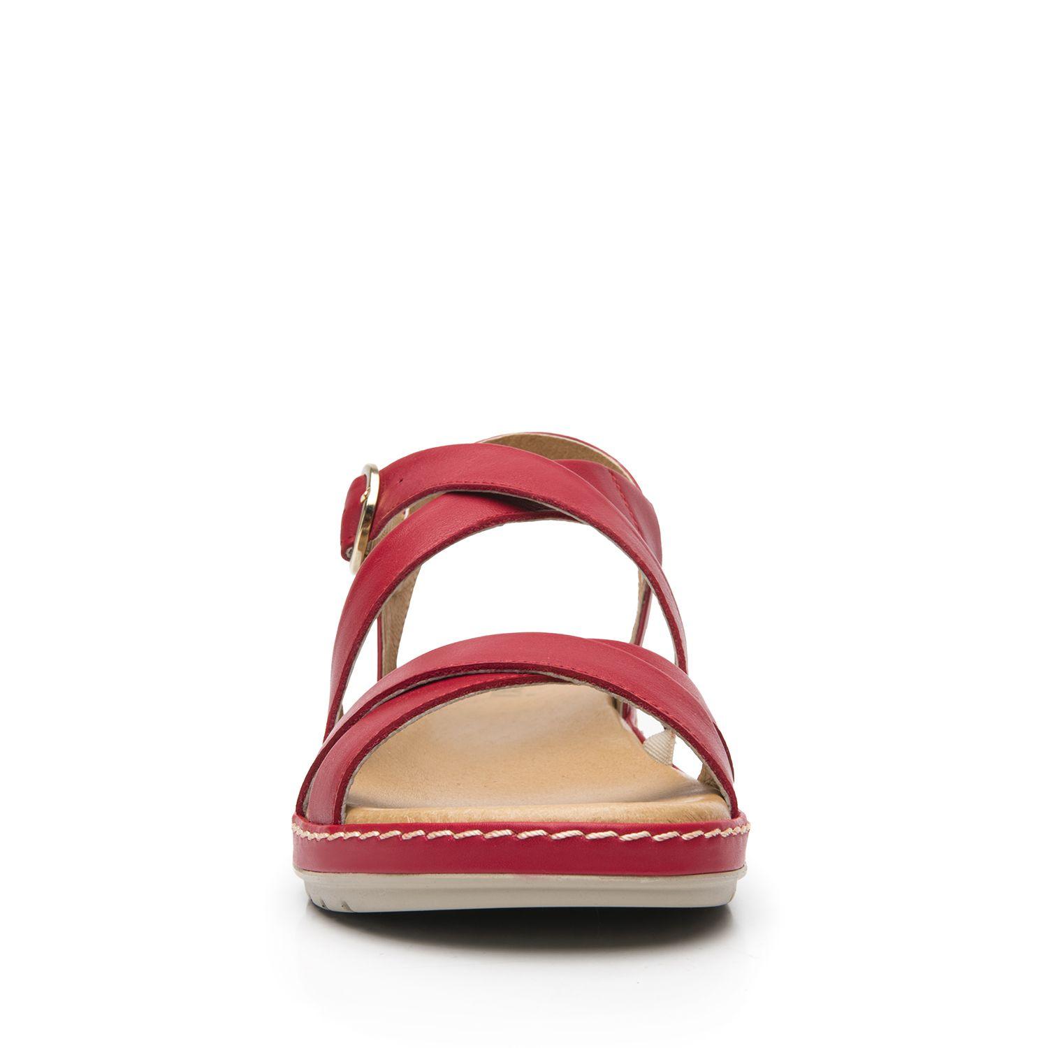 Sandalia Mujer Peonia 100227 Roja Flexi-3