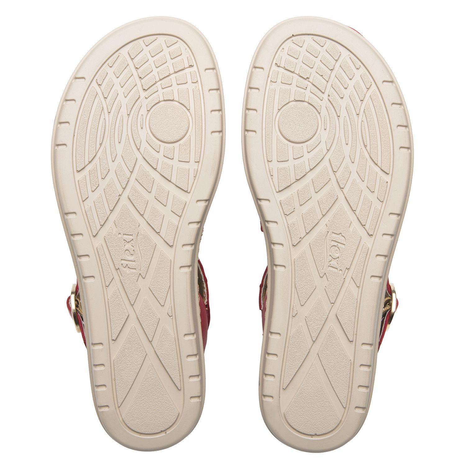 Sandalia Mujer Peonia 100227 Roja Flexi-6