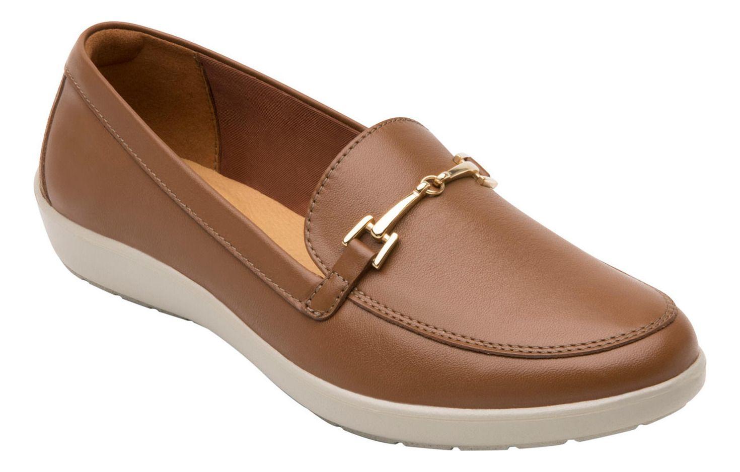 Zapato Mujer Cuero Amelie Cafe Flexi-1