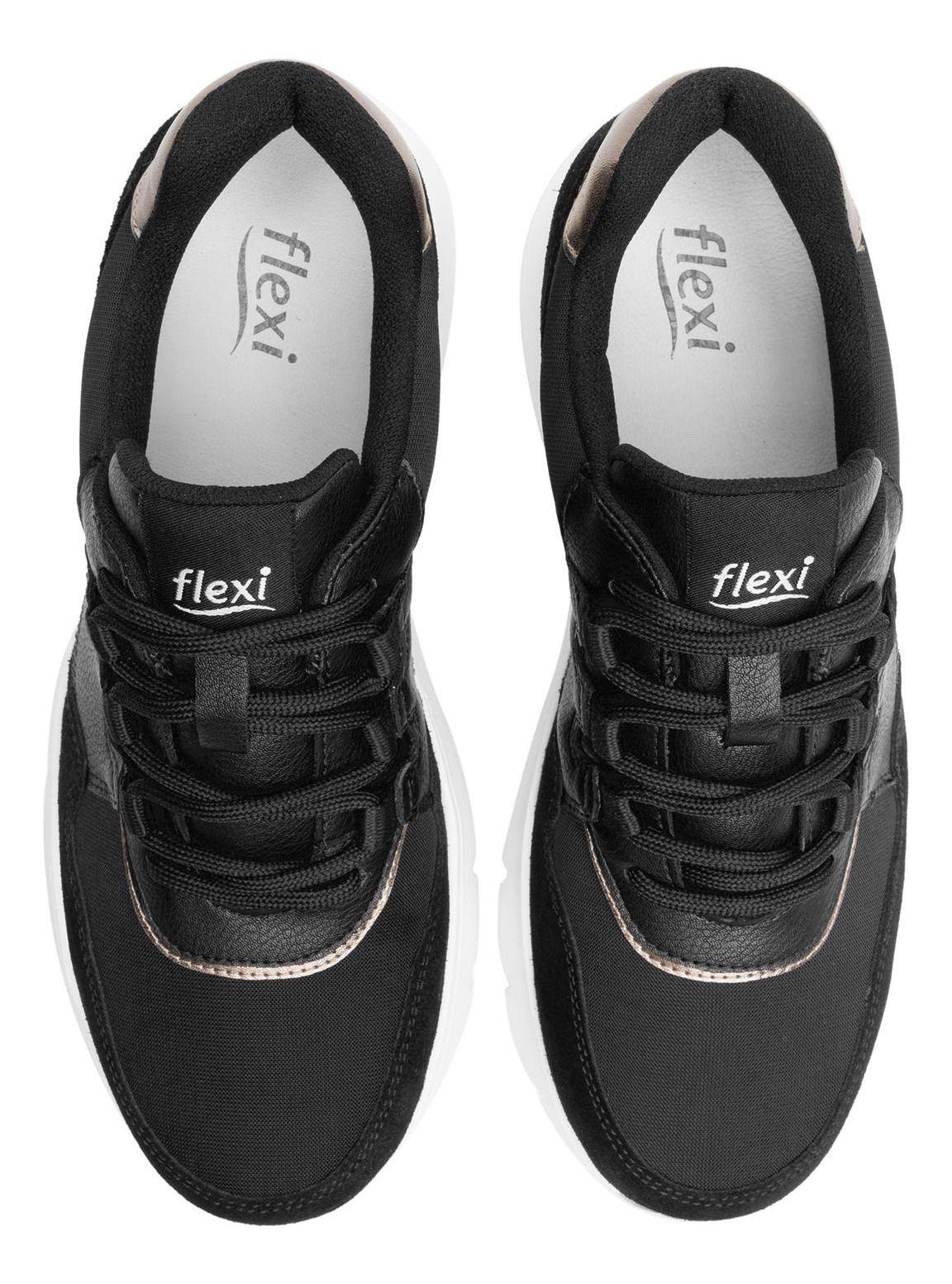 Zapatilla Mujer Lucena 129702 Negro Flexi-5